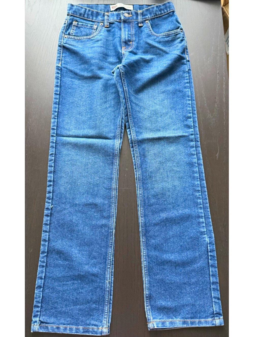 Levi's 514 Straight Leg Boys Jeans Size 16 Reg 28x30 Blue Medium Wash Denim
